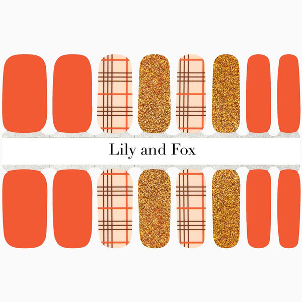Pumpkin Spice Plaid