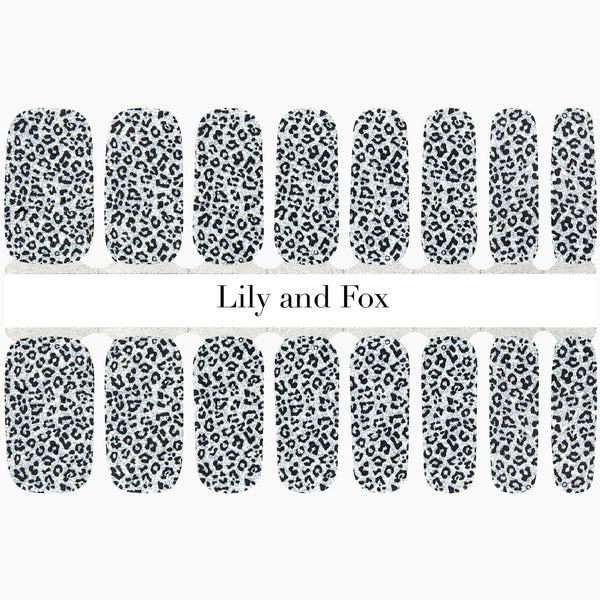 Shimmering Snow Leopard (Glitter)