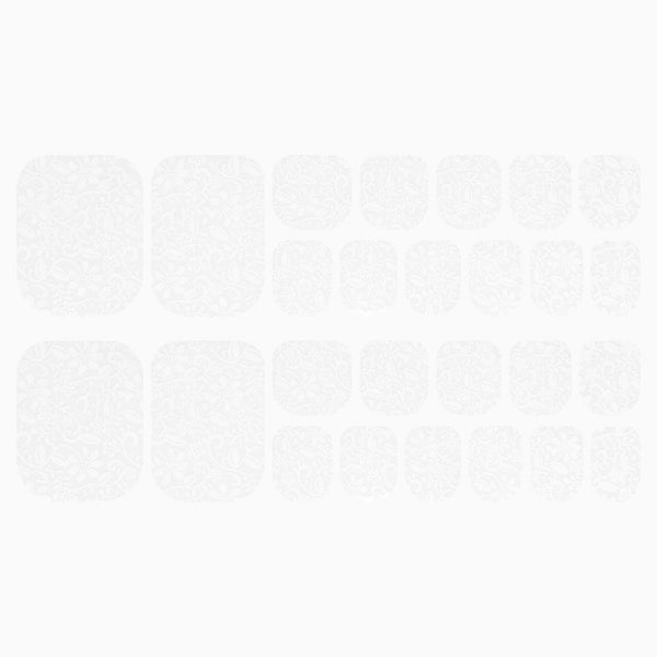 Chantilly Lace (Transparent Pedicure)