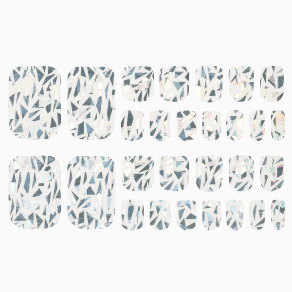 Princess Leia (Holo Transparent Pedicure)