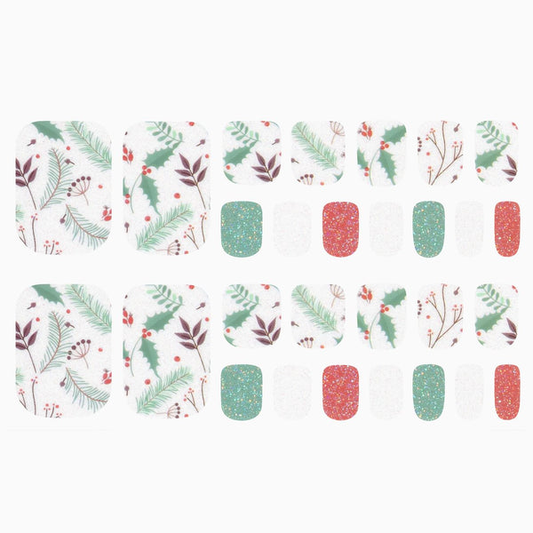 Sparkly Mistletoe (Pedicure)