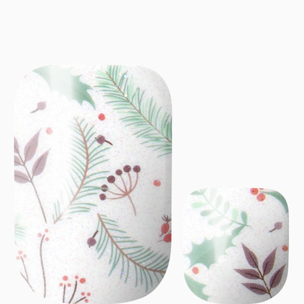 Sparkly Mistletoe (Pedicure)